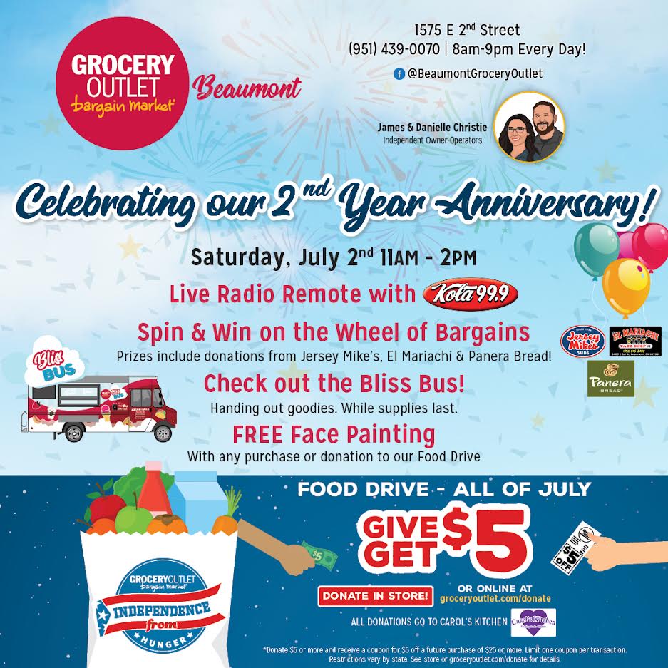 Grocery Outlet Anniversary @ Grocery Outlet | Beaumont | California | United States