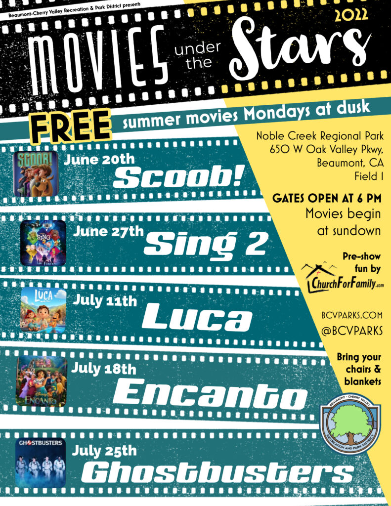 Movies Under the Stars @ Noble Creek Regional Park Field 1 | Beaumont | California | United States