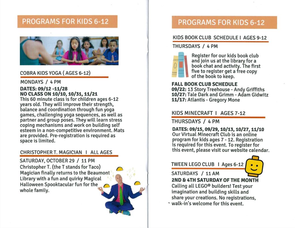Cobra Kids Yoga @ Beaumont Library District | Beaumont | California | United States