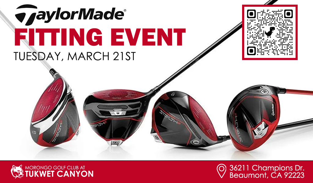 TaylorMade Fitting Event @ Morongo Golf Club @ Tukwet Canyon | Beaumont | California | United States