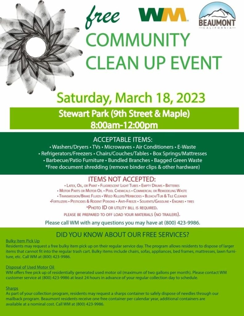 Free Community Clean Up @ Stewart Park