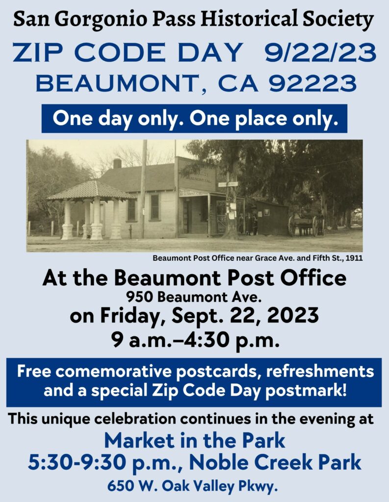 Zip Code 9/22/23 Day @ Beaumont Post Office | Beaumont | California | United States
