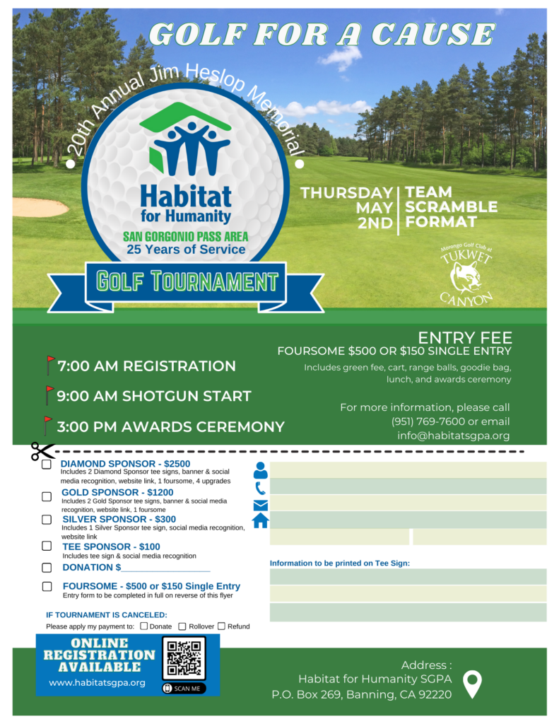20th Annual Jim Heslop Memorial Golf Tournament @ Morongo Golf Club @ Tukwet Canyon | Beaumont | California | United States