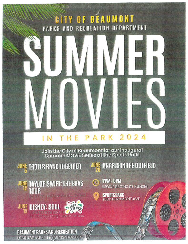 Summer Movies in the Park @ Beaumont Sports Park | Beaumont | California | United States
