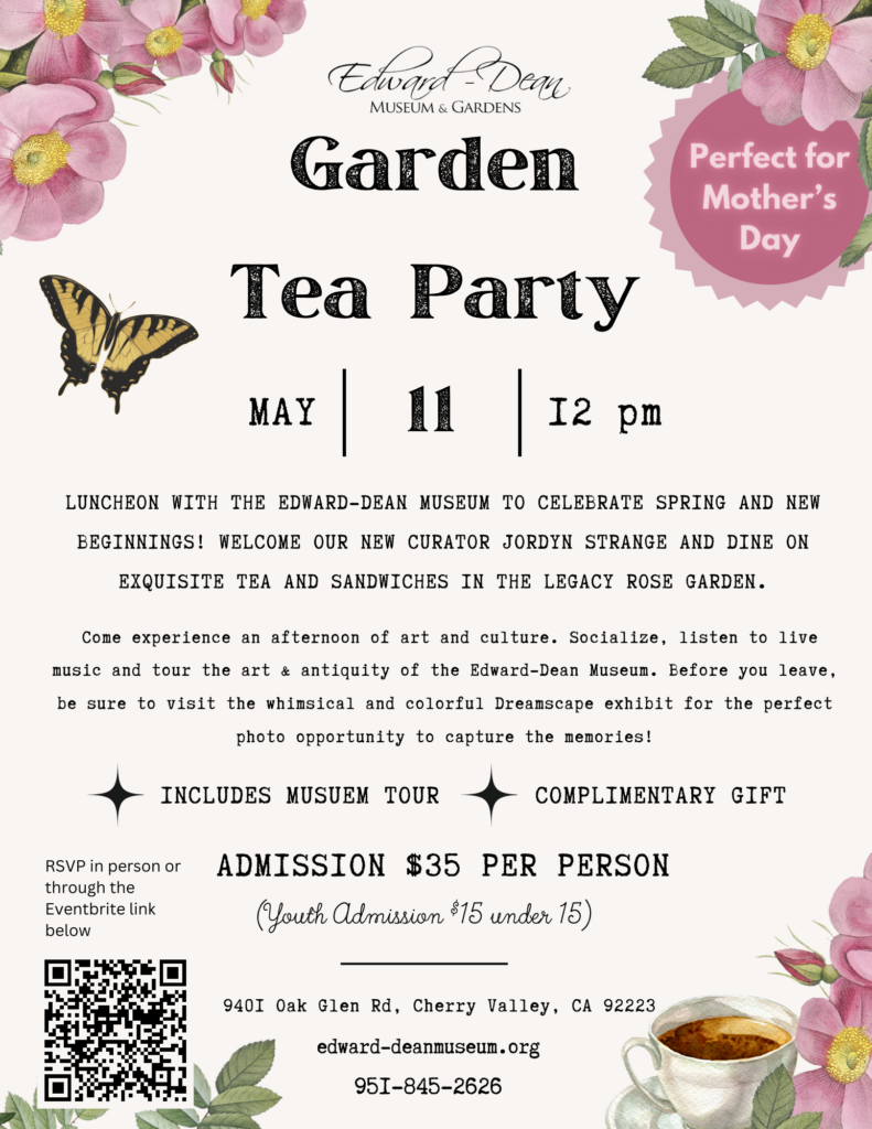 Garden Tea Party @ Edward-Dean Museum