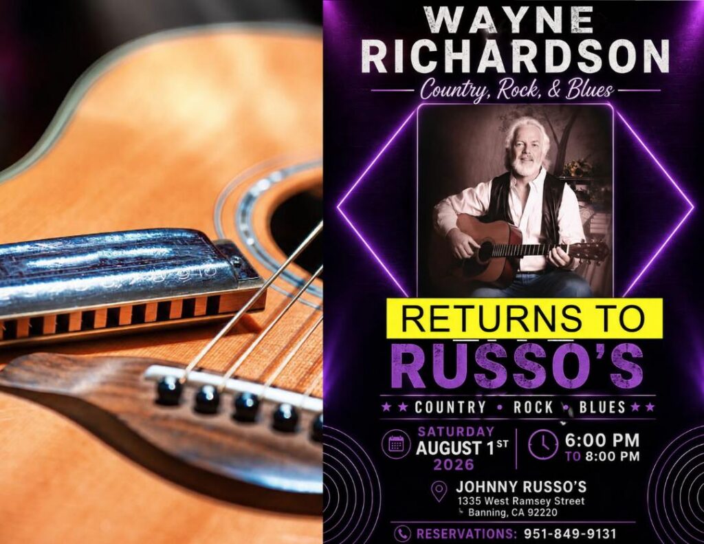 Wayne Richardson Live Music @ Johnny Russo's Italian Kitchen | Banning | California | United States