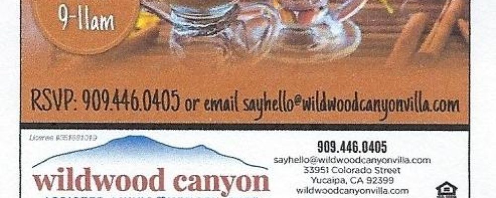 Wildwood Canyon is having a Cozy Coffee Drive-Thru!!