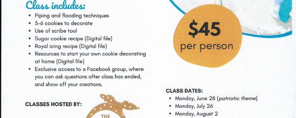 Learn to decorate cookies!!!