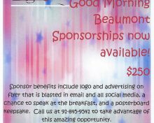 G.M.B. Breakfast Sponsorships